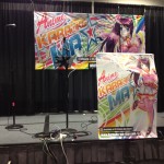 This is the stage in the AX karaoke room. I judged the preliminary round of the Friday night contest. There were 41 entries, a record.