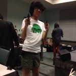 That's my friend Eddie. He was Homestuck, or Karaokestuck as it were.