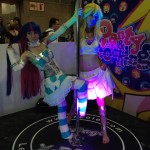 Panty and Stocking at the Funimation booth.