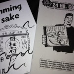 Preview issue for Swimming in Sake plus a comic that Paul Horn wrote and drew in 24 hours.