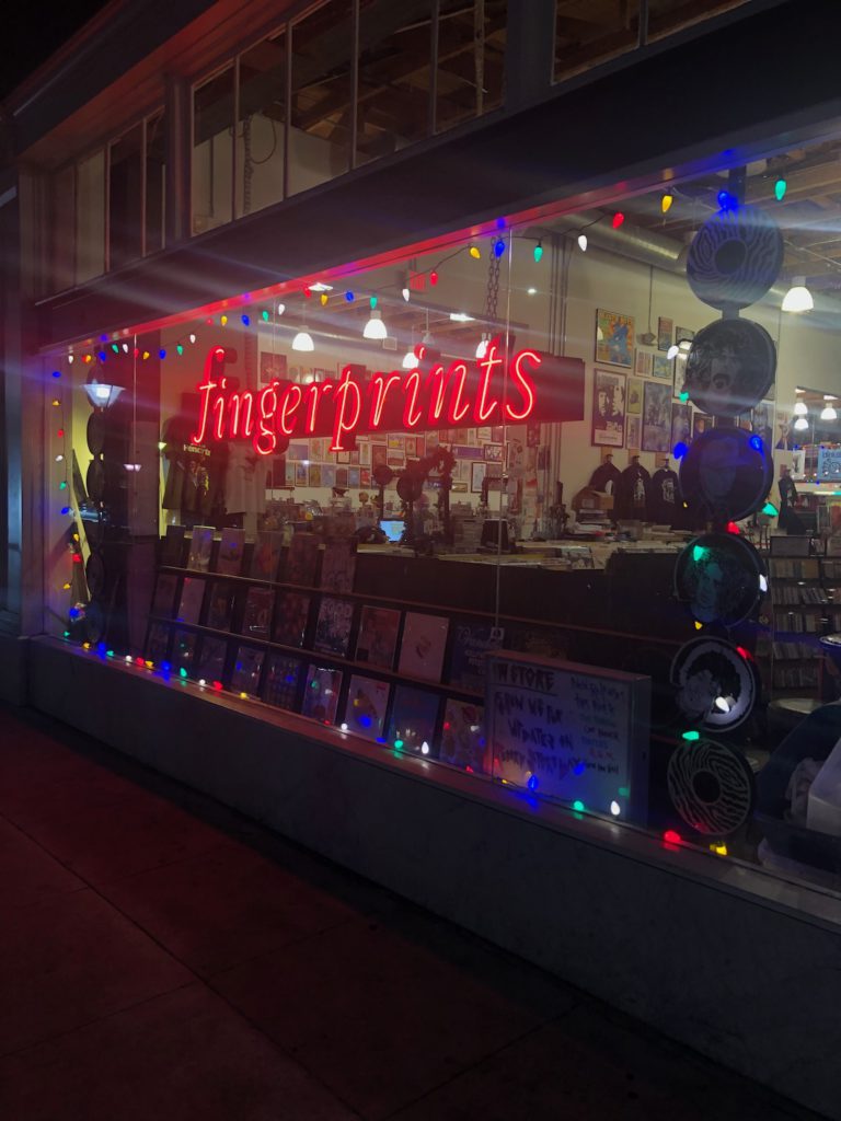 Fingerprints record store in Long Beach. Photo by Liz Ohanesian