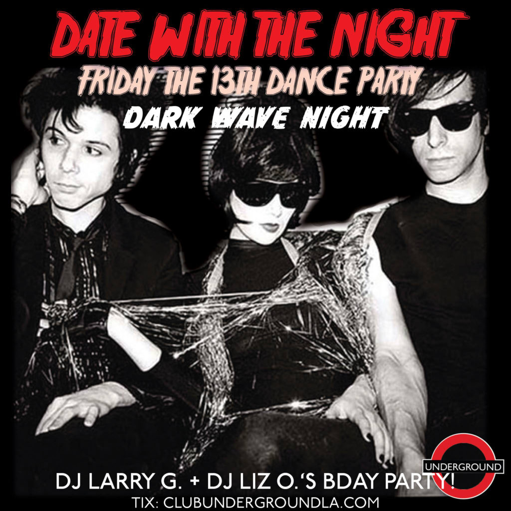 Club Underground Grand Star Jazz Club Chinatown Liz O. Friday the 13th darkwave birthday party