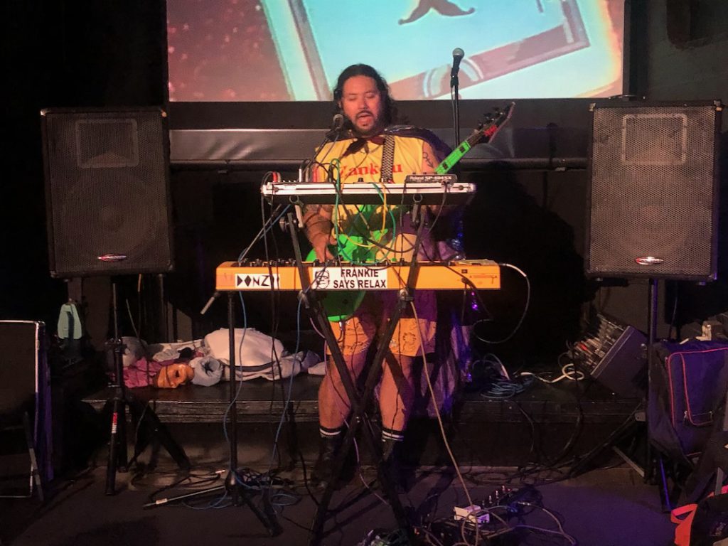 Chaki performs live at Whammy! Analog Media's third anniversary party in Echo Park on Sunday, February 9, 2025 (Photo: Liz Ohanesian)